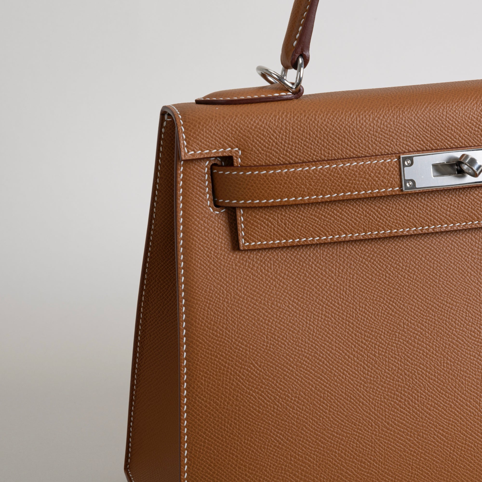 KELLY 28 EPSOM LEATHER GOLD WITH PALLADIUM HARDWARE (PHW)