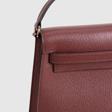 KELLY ELAN CHEVRE LEATHER ROUGE H WITH ROSE GOLD HARDWARE (RGHW)