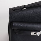 KELLY DESORDRE EPSOM LEATHER NOIR (BLACK) WITH PALLADIUM HARDWARE (PHW)