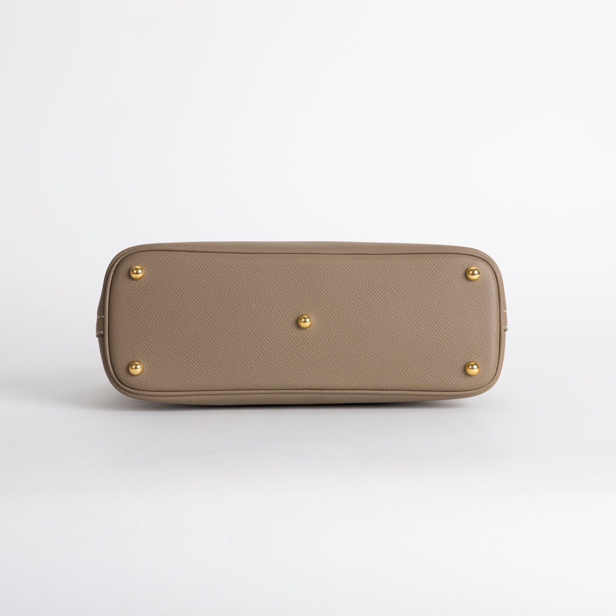 BOLIDE 27 EPSOM LEATHER  ETOUPE WITH GOLD HARDWARE (GHW)