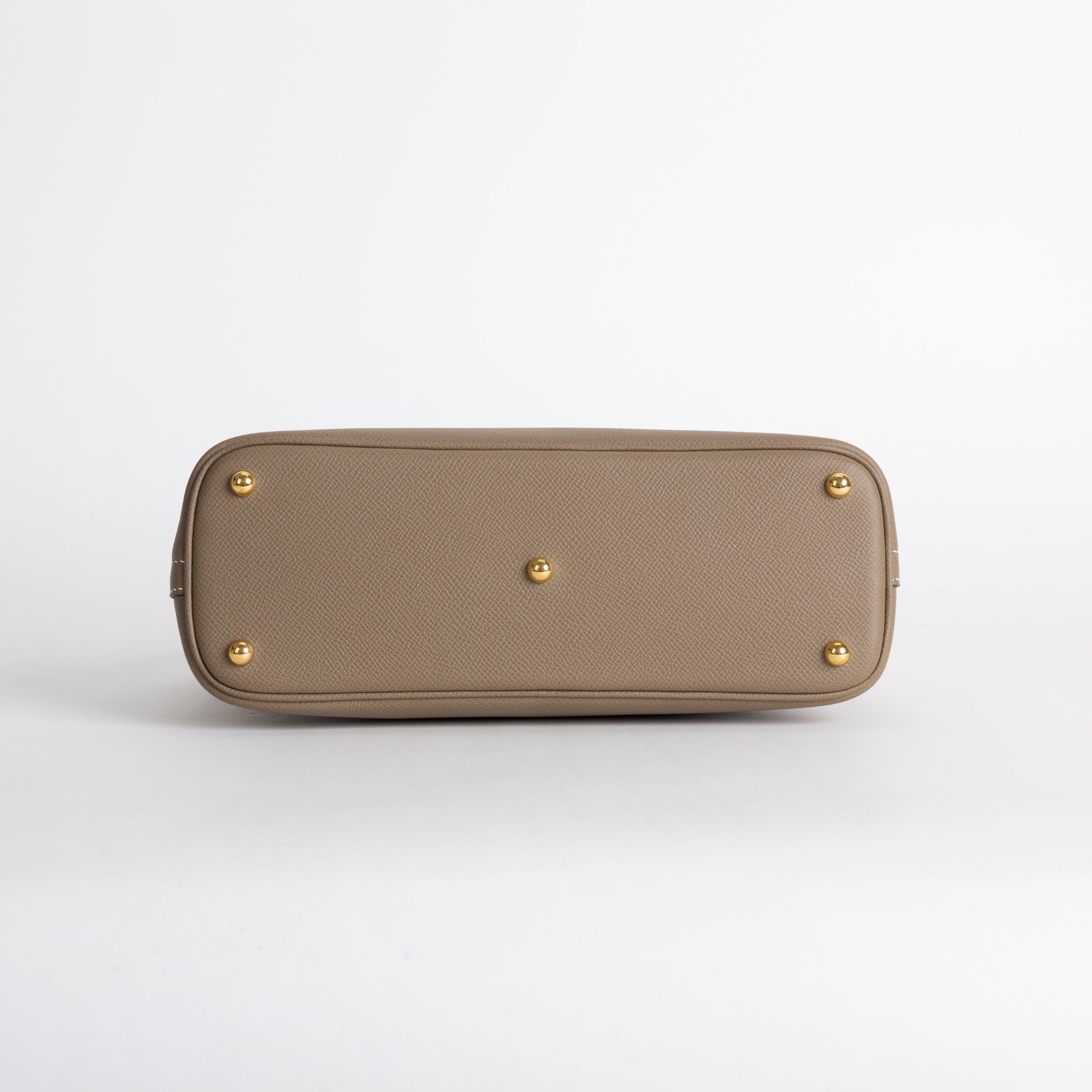 BOLIDE 27 EPSOM LEATHER  ETOUPE WITH GOLD HARDWARE (GHW)