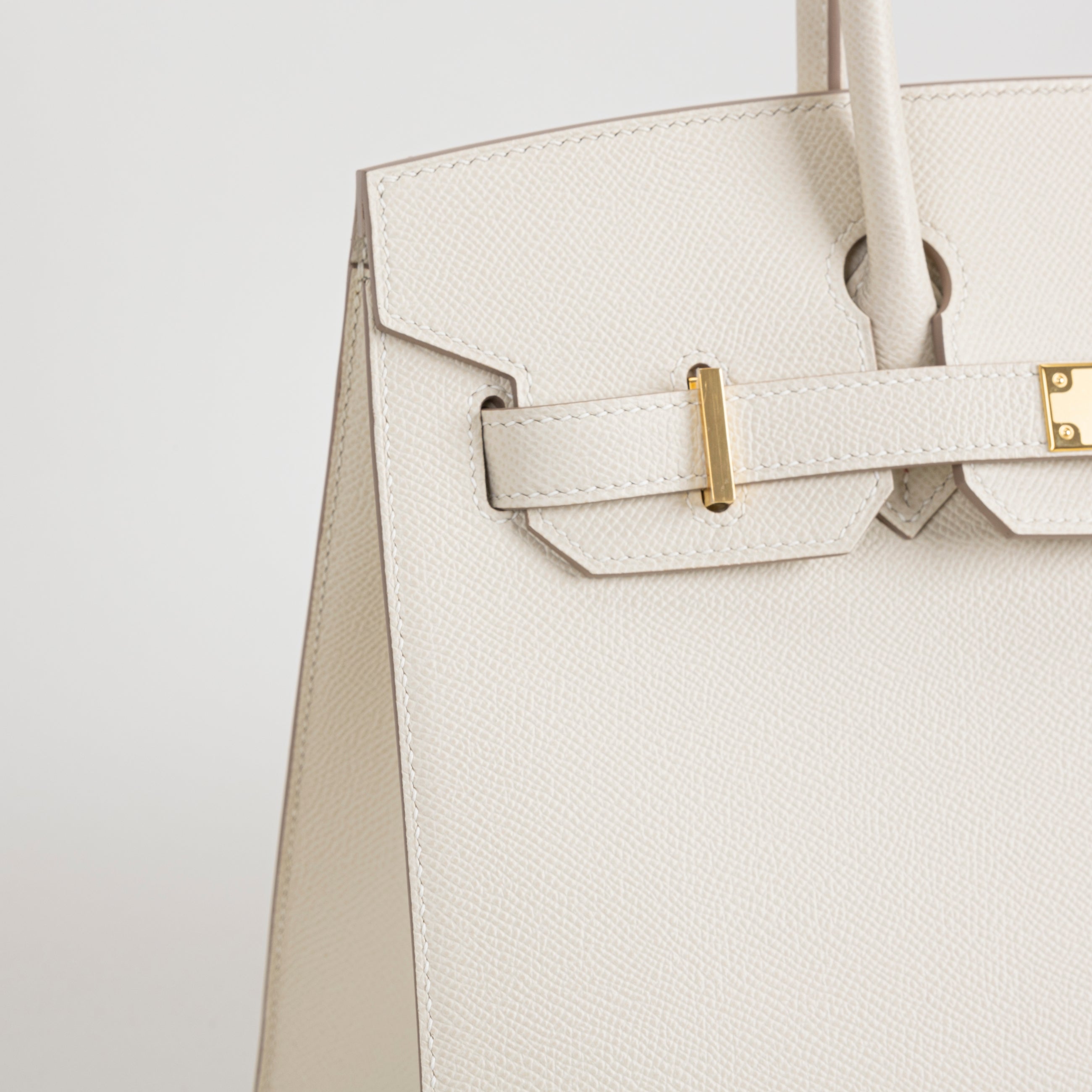 BIRKIN 30 (SELLIER SHAPE) EPSOM LEATHER CRAIE WITH GOLD HARDWARE (GHW)