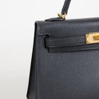 MINI KELLY II (20) EPSOM LEATHER NOIR (BLACK) WITH GOLD HARDWARE (GHW)
