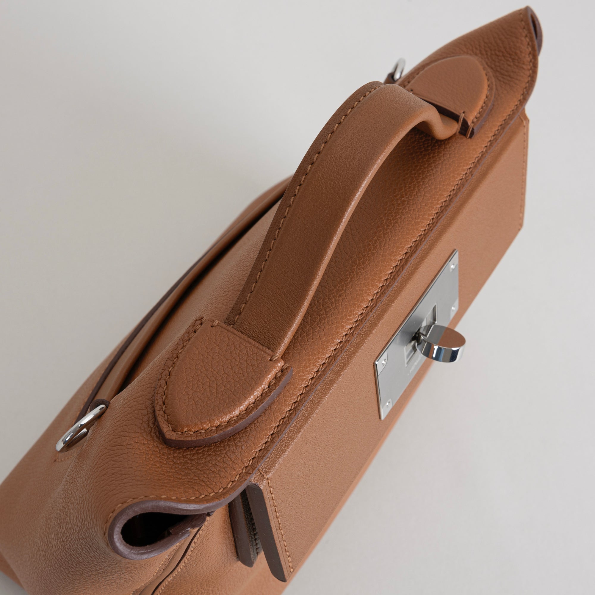 24/24 (MINI) EVERCOLOR & SWIFT LEATHER GOLD WITH PALLADIUM HARDWARE (PHW)