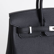 BIRKIN 25 TOGO LEATHER NOIR (BLACK) WITH PALLADIUM HARDWARE (PHW)