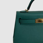 MINI KELLY II (20) EPSOM LEATHER MALACHITE WITH GOLD HARDWARE (GHW)