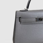 MINI KELLY II (20) CHAMKILLIGHT CHÈVRE LEATHER GRIS ARGENTE WITH PALLADIUM HARDWARE (PHW)