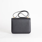 CONSTANCE 24 EPSOM LEATHER NOIR (BLACK) WITH GOLD HARDWARE (GHW)
