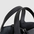 PICOTIN 22 LOCK CLEMENCE LEATHER NOIR (BLACK) WITH PALLADIUM HARDWARE (PHW)