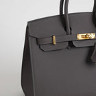 BIRKIN 25 EPSOM LEATHER (SELLIER SHAPE) ETAIN WITH GOLD HARDWARE (GHW)