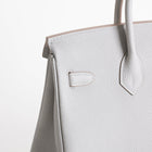 BIRKIN 25 TOGO LEATHER BLEU GLACIER WITH PALLADIUM HARDWARE (PHW)
