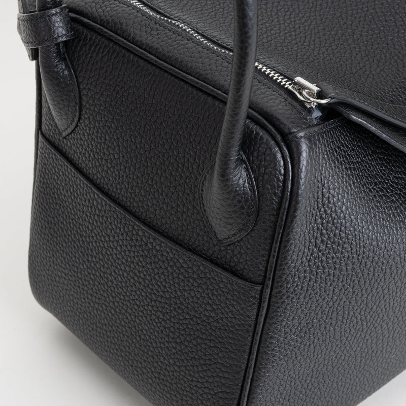 LINDY 30 CLEMENCE LEATHER NOIR (BLACK) WITH PALLADIUM HARDWARE (PHW)