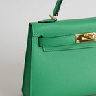 MINI KELLY II (20) EPSOM LEATHER BAMBOO WITH GOLD HARDWARE (GHW)
