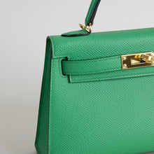 MINI KELLY II (20) EPSOM LEATHER BAMBOO WITH GOLD HARDWARE (GHW)