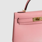 MINI KELLY II (20) EPSOM LEATHER ROSE CONFETTI WITH GOLD HARDWARE (GHW)