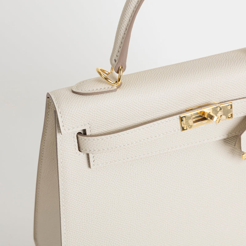 KELLY 25 EPSOM LEATHER CRAIE WITH GOLD HARDWARE (GHW)