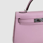 MINI KELLY II (20) EPSOM LEATHER MAUVE SYLVESTRE WITH PALLADIUM HARDWARE (PHW)