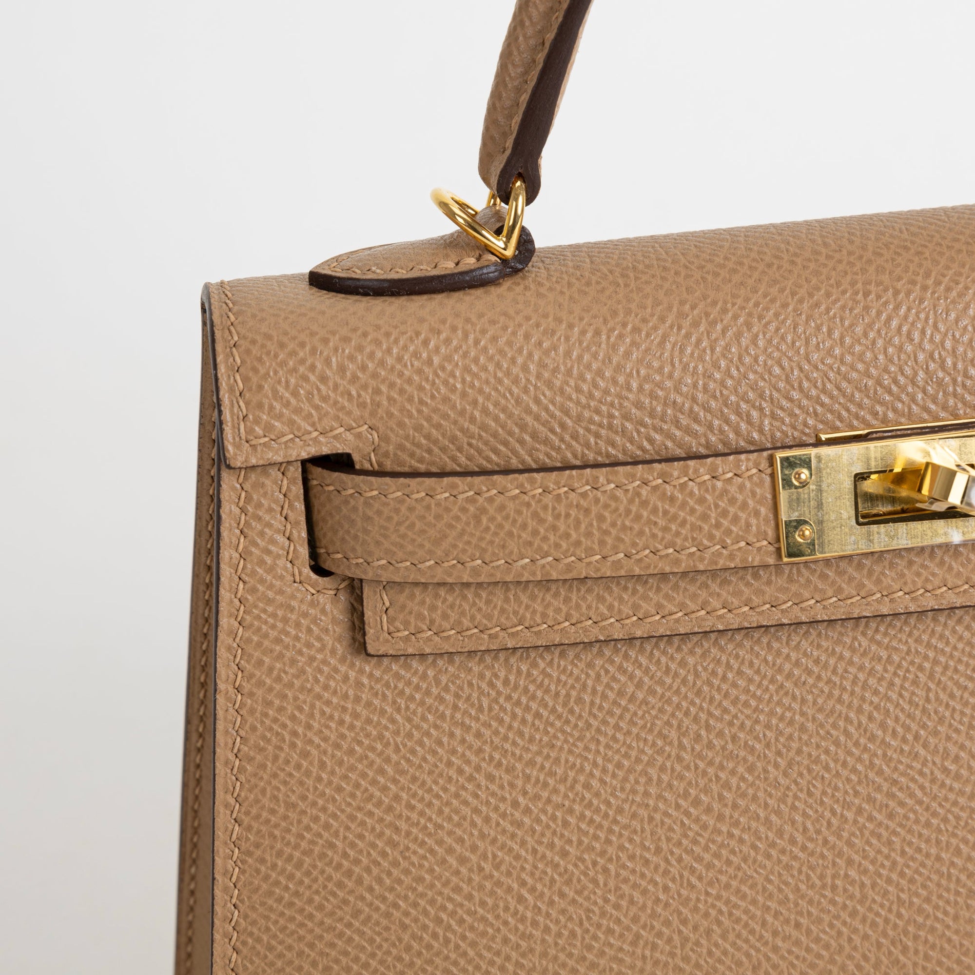MINI KELLY II (20) EPSOM LEATHER CHAI WITH GOLD HARDWARE (GHW)
