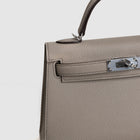 MINI KELLY II (20) EPSOM LEATHER GRIS ASPHALTE WITH PALLADIUM HARDWARE (PHW)