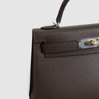 MINI KELLY II (20) EPSOM LEATHER EBENE WITH ELECTRUM HARDWARE (EHW)