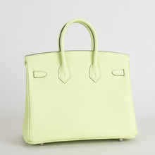 BIRKIN 25 TOGO LEATHER VERT ABSINTHE WITH PALLADIUM HARDWARE (PHW)