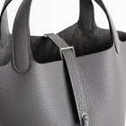 PICOTIN 18 LOCK CLEMENCE LEATHER GRIS MEYER WITH PALLADIUM HARDWARE (PHW)