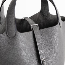 PICOTIN 18 LOCK CLEMENCE LEATHER GRIS MEYER WITH PALLADIUM HARDWARE (PHW)