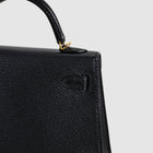 MINI KELLY II (20) CHEVRE LEATHER NOIR (BLACK) WITH GOLD HARDWARE (GHW)