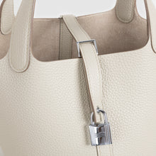 PICOTIN 18 LOCK CLEMENCE LEATHER CRAIE WITH PALLADIUM HARDWARE (PHW)