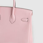 BIRKIN 25 CHEVRE LEATHER ROSE SAKURA WITH GOLD HARDWARE (GHW)