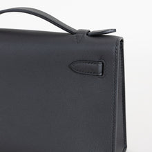 KELLY POCHETTE SWIFT LEATHER NOIR (BLACK) WITH PALLADIUM HARDWARE (PHW)