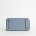 BIRKIN 25 TOGO LEATHER BLEU LIN WITH GOLD HARDWARE (GHW)