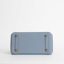 BIRKIN 25 TOGO LEATHER BLEU LIN WITH GOLD HARDWARE (GHW)