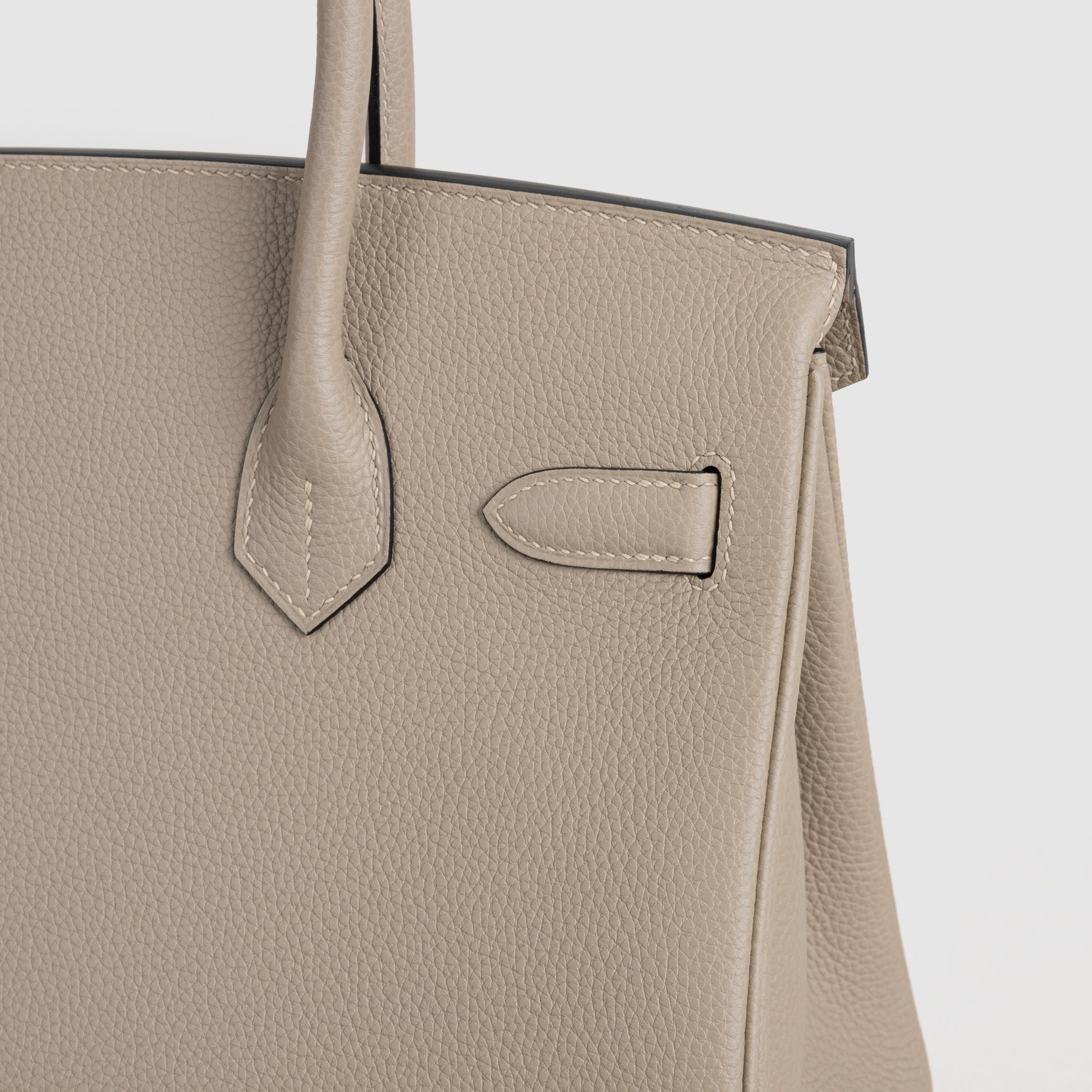 BIRKIN 30 TOGO LEATHER TRENCH WITH ROSE GOLD HARDWARE (RGHW)