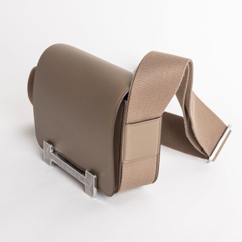 GETA CHEVRE LEATHER ETOUPE WITH PALLADIUM HARDWARE (PHW)