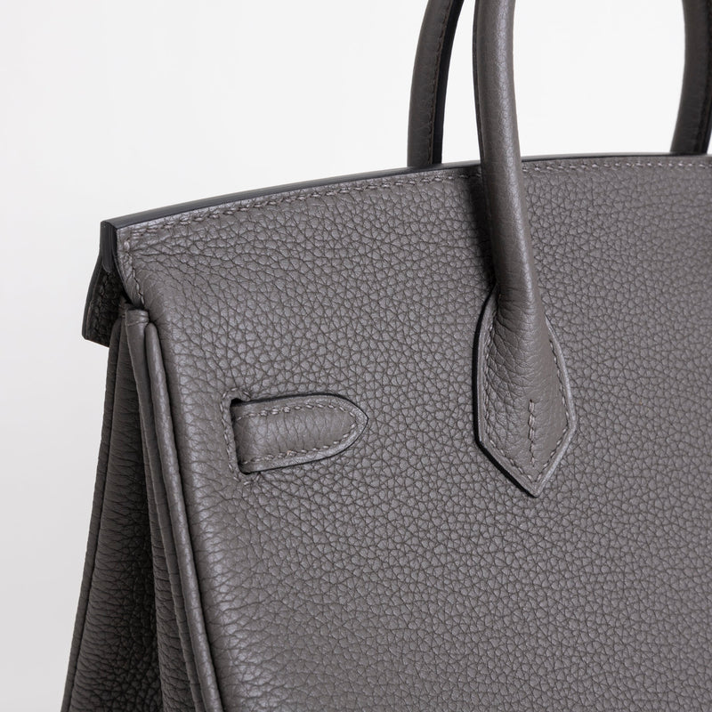 BIRKIN 25 TOGO LEATHER ETAIN WITH ROSE GOLD HARDWARE (RGHW)