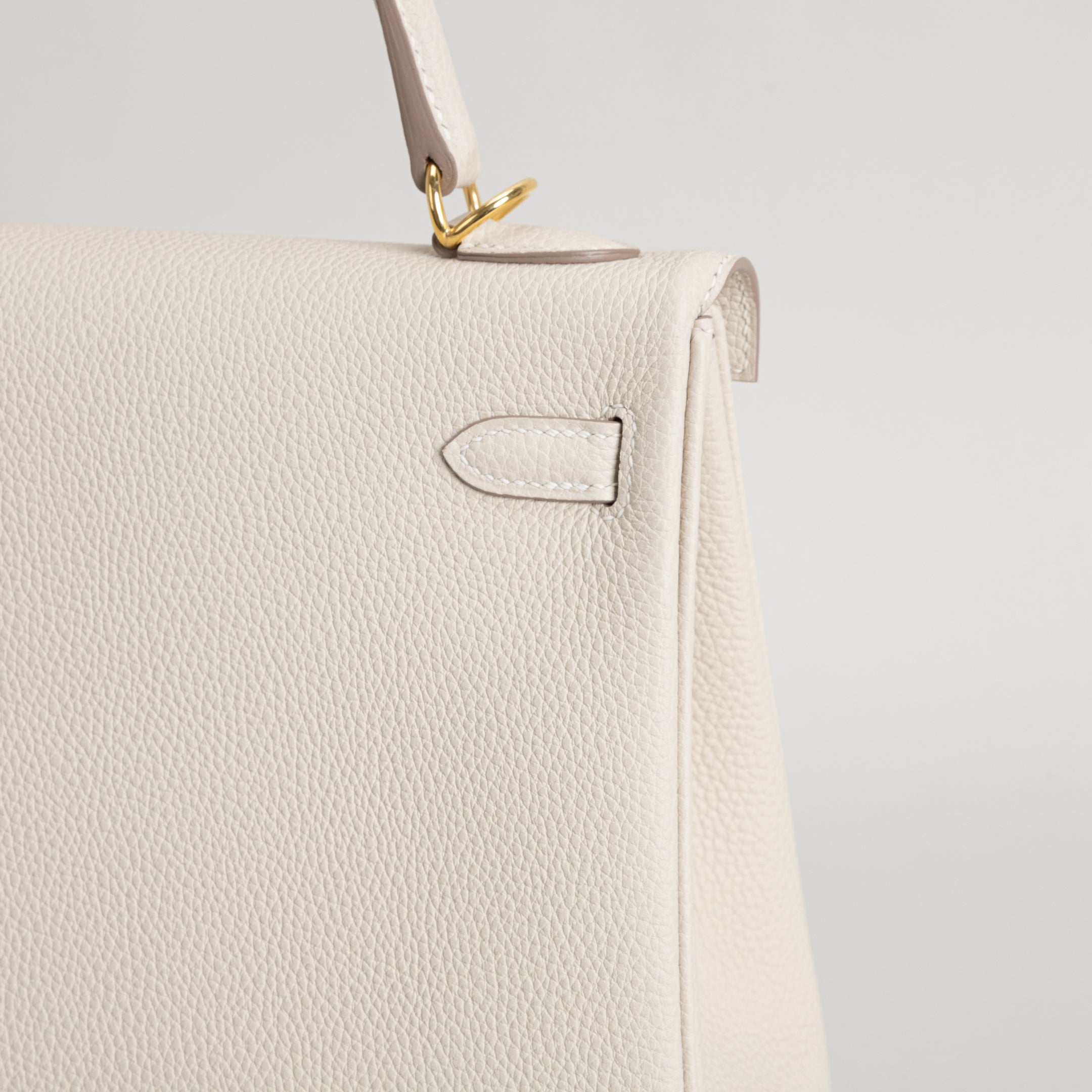 KELLY 25 TOGO LEATHER CRAIE WITH GOLD HARDWARE (GHW)