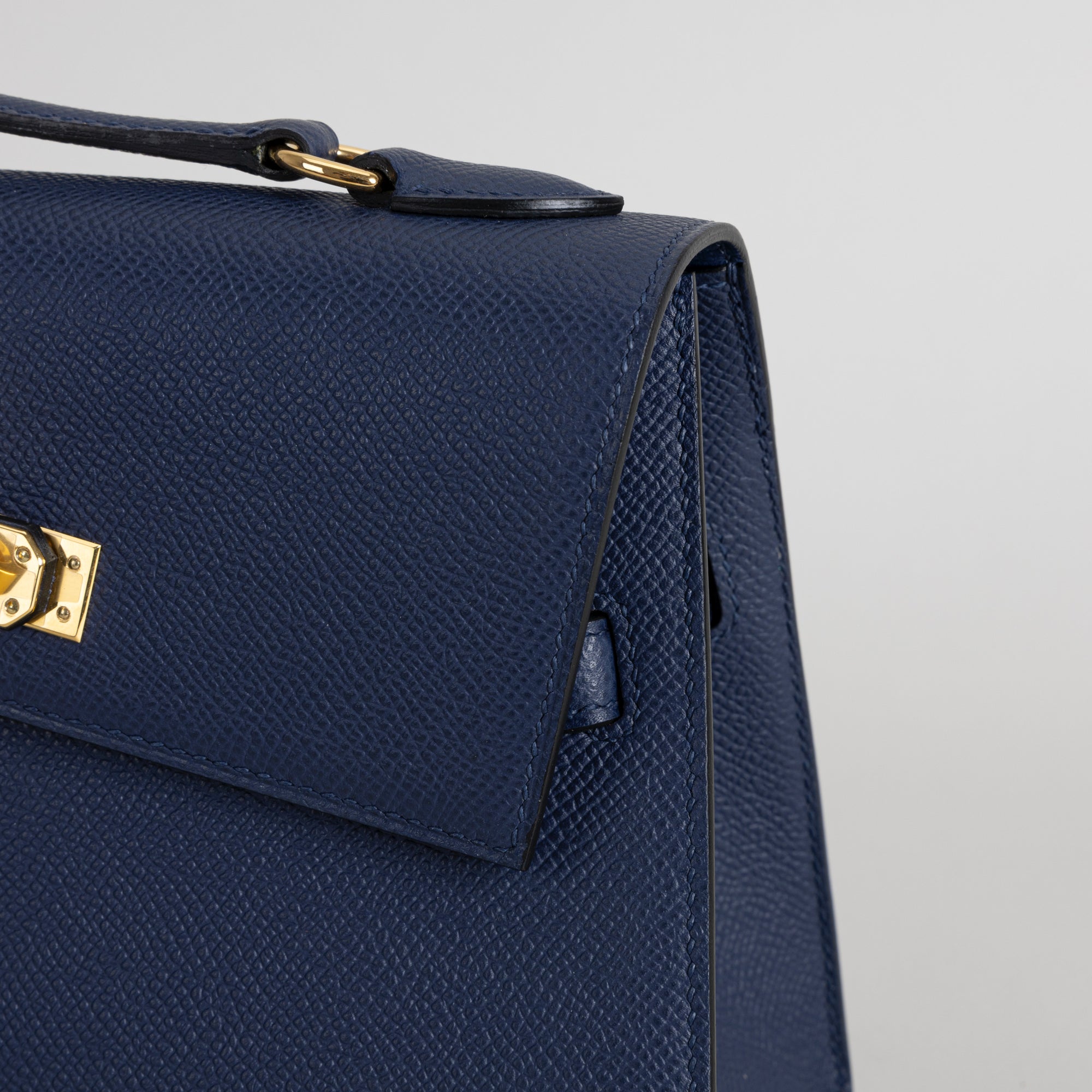 KELLY DESORDRE EPSOM LEATHER BLEU ABYSSE WITH GOLD HARDWARE (GHW)