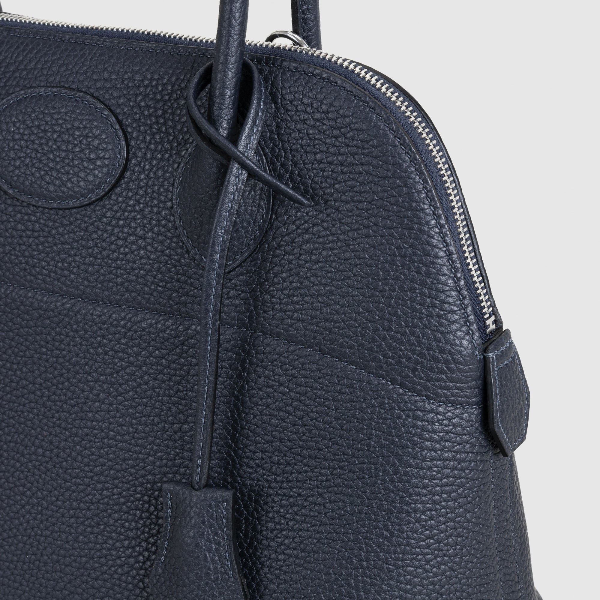 BOLIDE 31 CLEMENCE LEATHER BLEU NUIT WITH PALLADIUM HARDWARE (PHW)