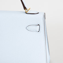 MINI KELLY II (20) EPSOM LEATHER BLEU BRUME WITH GOLD HARDWARE (GHW)