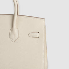 BIRKIN 25 (SELLIER SHAPE) EPSOM LEATHER CEAIE WITH PALLADIUM HARDWARE (PHW)