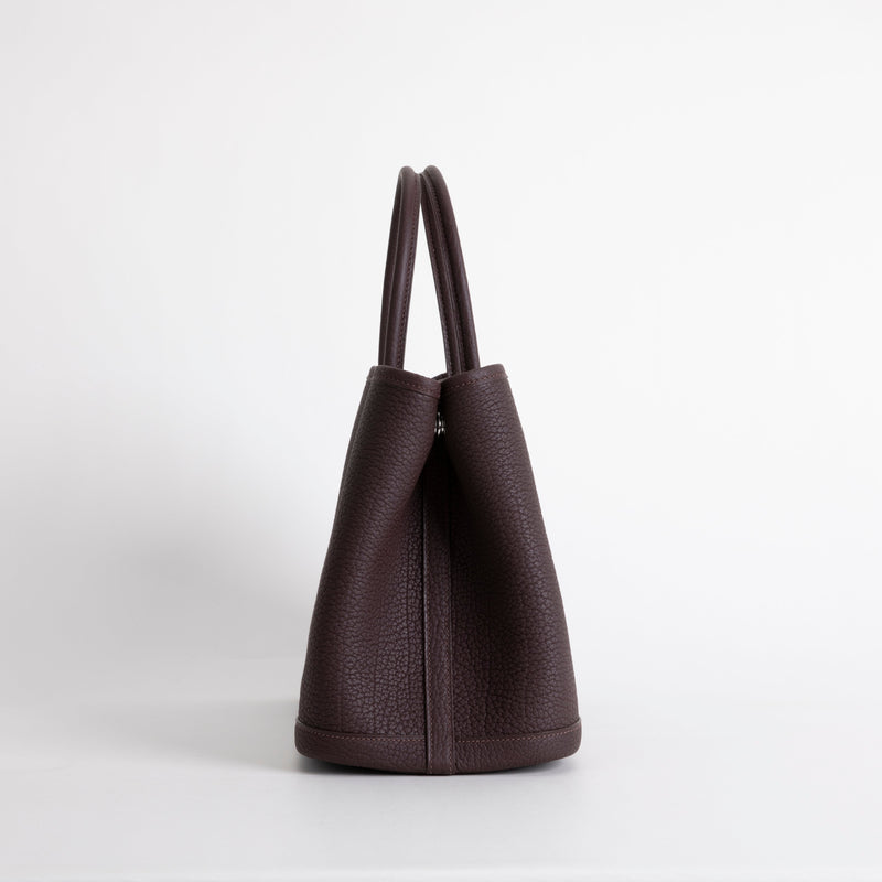 GARDEN PARTY 30 NEGONDA LEATHER ROUGE SELLIER WITH PALLADIUM HARDWARE (PHW)