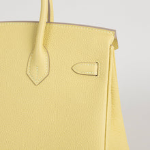 BIRKIN 25 TOGO LEATHER JAUNE POUSSIN WITH PALLADIUM HARDWARE (PHW)