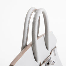 BIRKIN 25 TOGO LEATHER BLEU GLACIER WITH PALLADIUM HARDWARE (PHW)