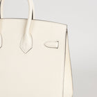 BIRKIN 25 EPSOM LEATHER (SELLIER SHAPE) NATA WITH GOLD HARDWARE (GHW)