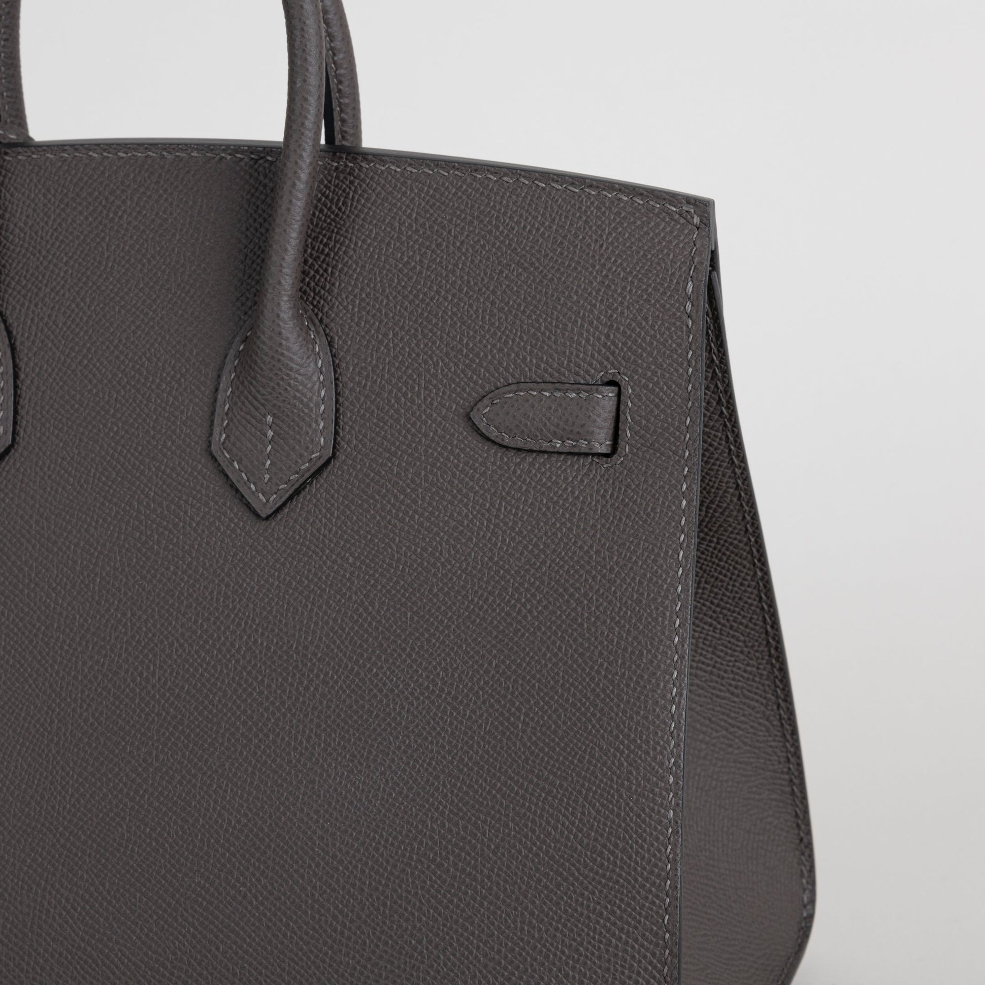 BIRKIN 25 EPSOM LEATHER (SELLIER SHAPE) ETAIN WITH GOLD HARDWARE (GHW)