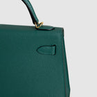 MINI KELLY II (20) EPSOM LEATHER MALACHITE WITH GOLD HARDWARE (GHW)