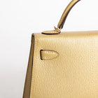 MINI KELLY II (20) CHEVRE LEATHER METALLIC DORE WITH GOLD HARDWARE (GHW)