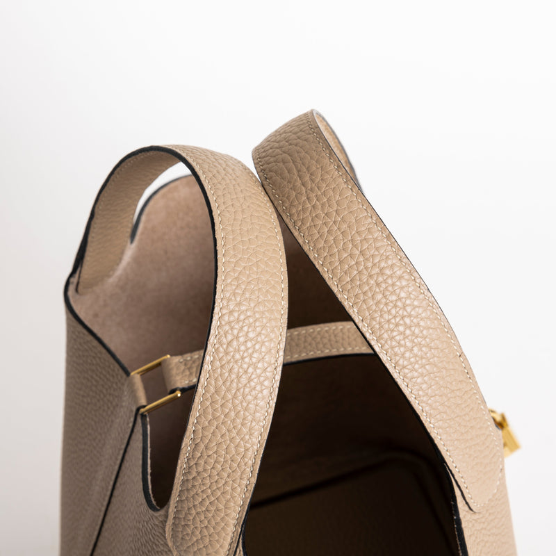 PICOTIN 18 LOCK CLEMENCE LEATHER TRENCH TAURILLON WITH GOLD HARDWARE (GHW)