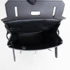HAC A DOS TOGO LEATHER NOIR (BLACK) WITH PALLADIUM HARDWARE (PHW)